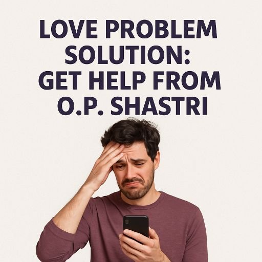 Love Problem Solutions: with OP Shastri 2 love problem solution